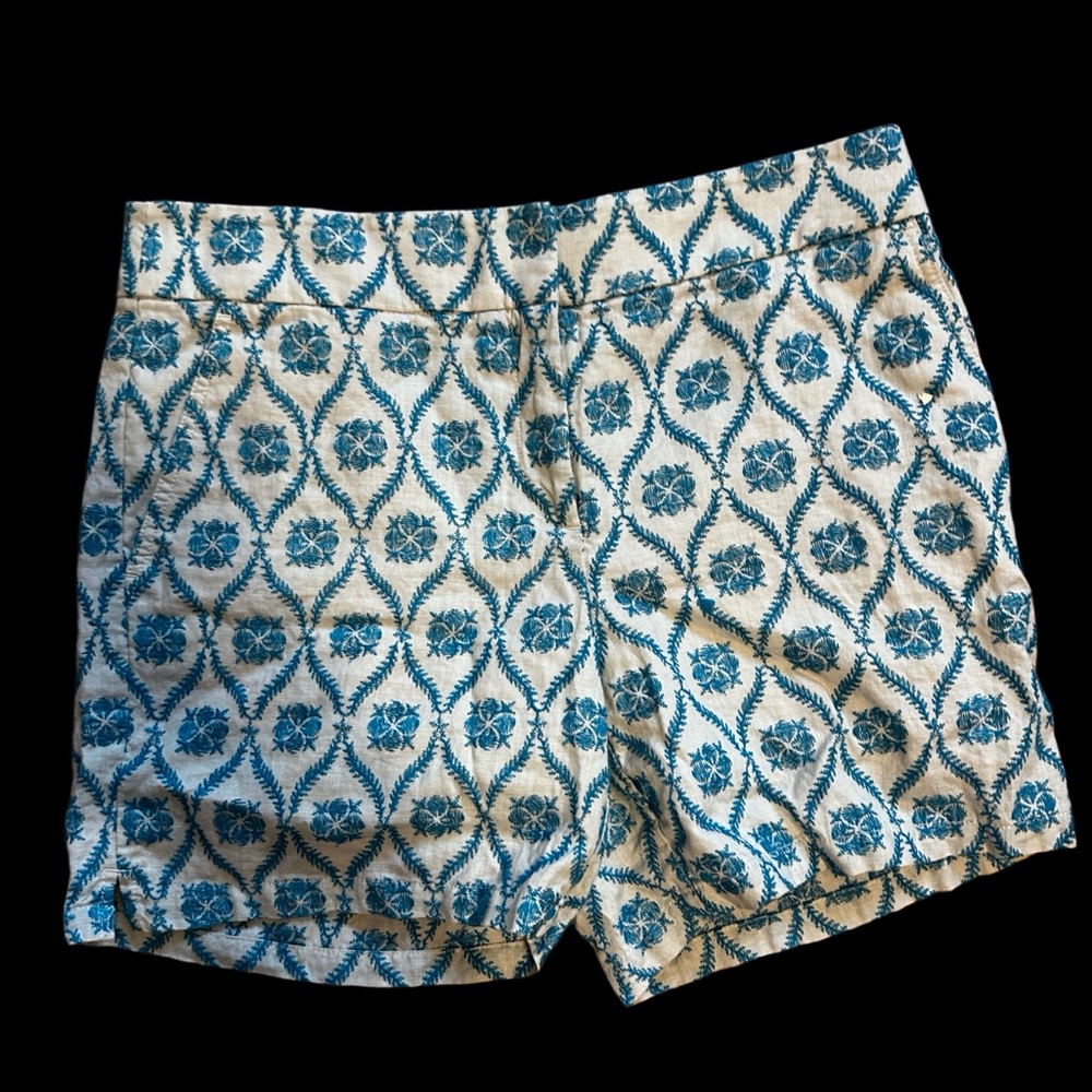 2071 Loft Embroidered Shorts Linen